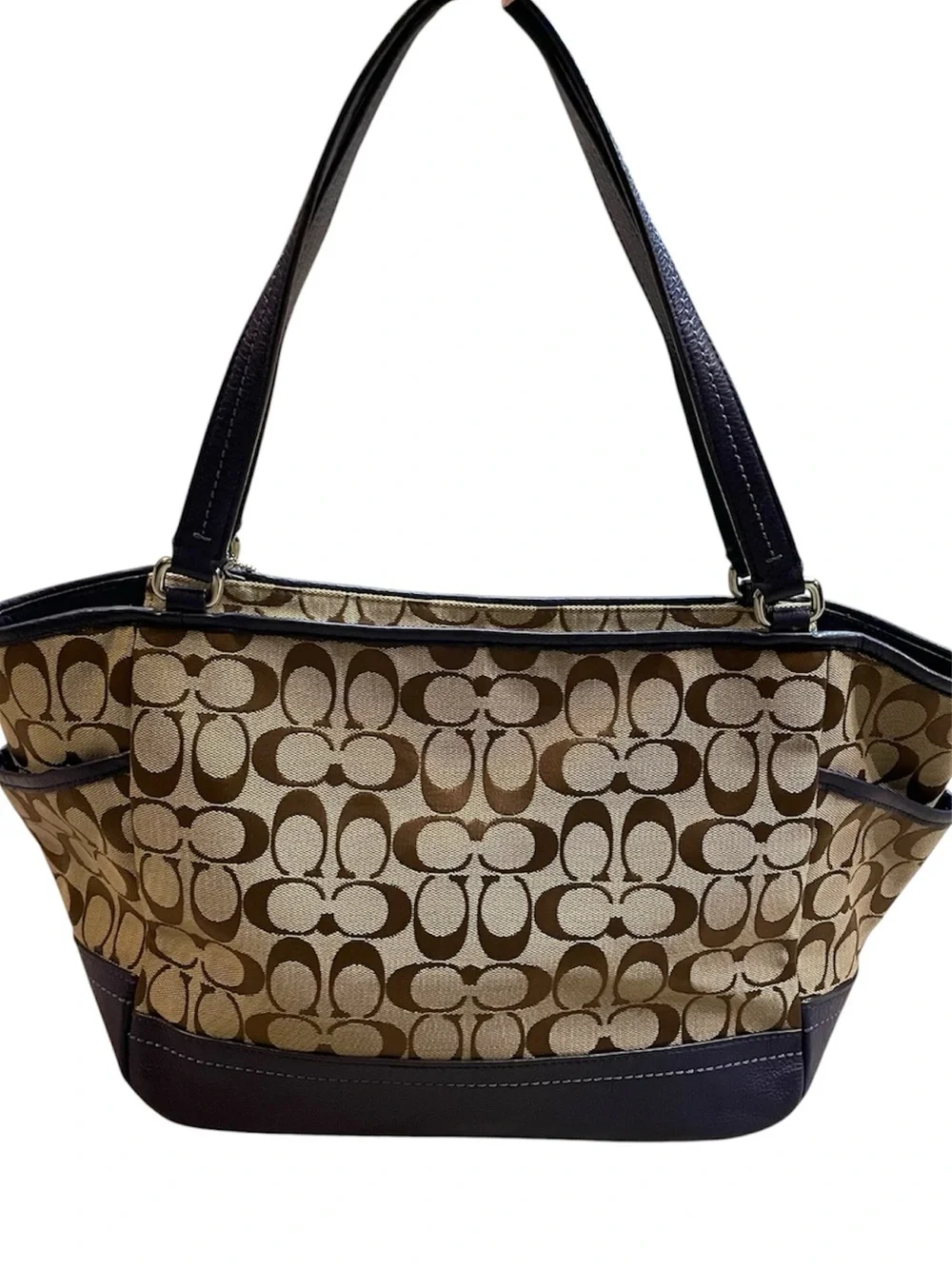 Coach Park Signature Carrie Tote